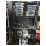 Plastic Storage Shelf Unit, No Contents