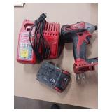 Milwaukee Impact with Battery and Charger