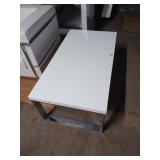 Modern White Rectangular Coffee Table