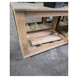 Wooden Table Cart Without Contents