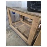 Wooden Table Cart Without Contents