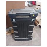 Locking Roller Tote in Black