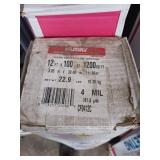 3 TIMES BID Husky 4 Mil Clear Poly Sheeting