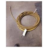 Coiled Yellow Air Hose with Connector