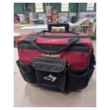 Husky Red and Black Tool Bag With Pockets