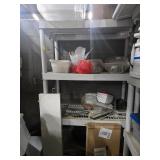 Plastic Shelf With Assorted Contents