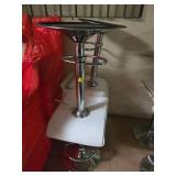 4 Adjustable Chrome Bar Stools