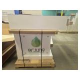 White Display Counter with Arjuna Branding