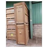 2 TIMES BID Two Shipping Containers, 34x63x69in