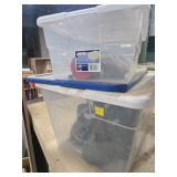 Storage Bins with Miscellaneous Items