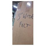 Uline Bundle Wrap and 3-Inch Wide Felt