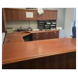 L-Shaped Desk with Hutch and Storage