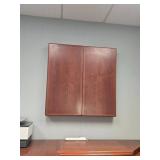 Wall-Mounted Cabinet with Whiteboard