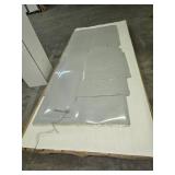 Gray Flexible Plastic Sheets on Pallet