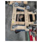 x4Wooden Carpeted Furniture Dollies