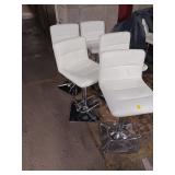 5 TIMES BID 5 Bar Stools With Chrome Bases