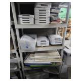 Plastic Shelf With Various Contents