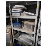 Commercial Shelving Unit With Various Items