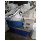 Plastic Storage Bins and Lids