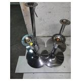 Four Metal Table Bases