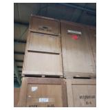 2x bid Wooden Shipping Containers 4x4x8ft
