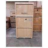 2x bidWooden Shipping Containers 4x4x8ft