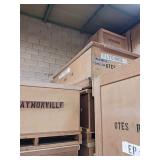 2 TIMES BID Two Wooden Shipping Containers 2x4x8ft