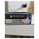 Federal 30-30 Win 170-Grain Ammunition Box