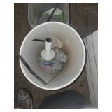 Two Buckets of Mixed Hardware and Supplies