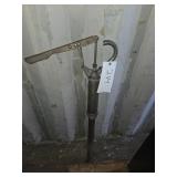 Metal Hand Crank Pump with Hook Handle