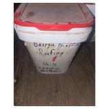 Plastic Containers with Roofing Nails