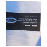 Circular Ceiling Fan Light Chandelier