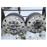 2x bid Aluminum Truck Wheels