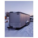 16FT V-Nose RC Trailer With Drop Ramp