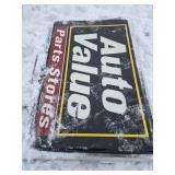 Auto Value Parts Stores Sign