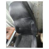 Black Leather Automotive Seat