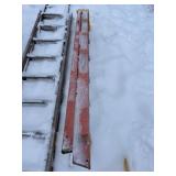 Step ladder Orange and Yellow Details