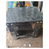 Black Metal Industrial Stand