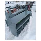 Disassembled Metal Cabinet Units