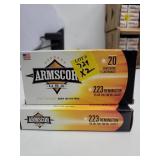 2x bid Armscor .223 Rem 20 pk