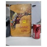 Savage Arms Metal Advertising Sign