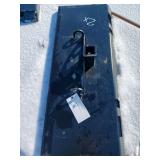 Quick Attach Hitch Plate in Metal Construction