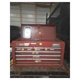 Toolbox with magnetic tray