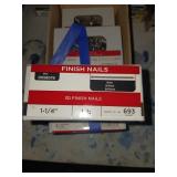 12 Boxes of 1-1/4 Inch 3D Finish Nails