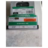 Two Boxes of 8D Box Nails ï¿½ HDG, 1 lb Each