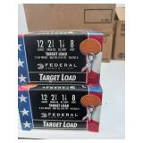2 TIMES BIDï¿½ Federal 12GA Target 25pk