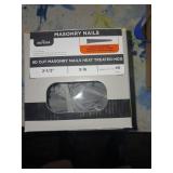Three Boxes of 5 lb Masonry Nails, 8D, 2-1/2 in.