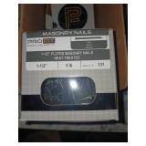 Three Boxes of ProFit 1-1/2 Inch Masonry Nails