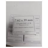 5 TIMES BID Five 7.62ï¿½39 20pk