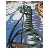 Coiled Tractor Air and Electrical Connectors